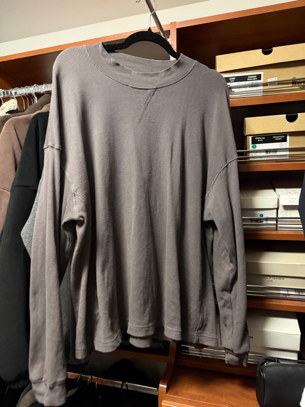 Daily drills thermal in vintage black grey
